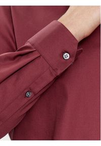 Calvin Klein Koszula K10K108427 Bordowy Fitted Fit. Kolor: czerwony. Materiał: bawełna #2