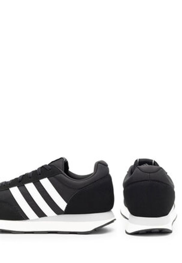 Adidas - adidas Sneakersy RUN 60S 3.0 HP2258 Czarny. Kolor: czarny. Materiał: materiał. Sport: bieganie