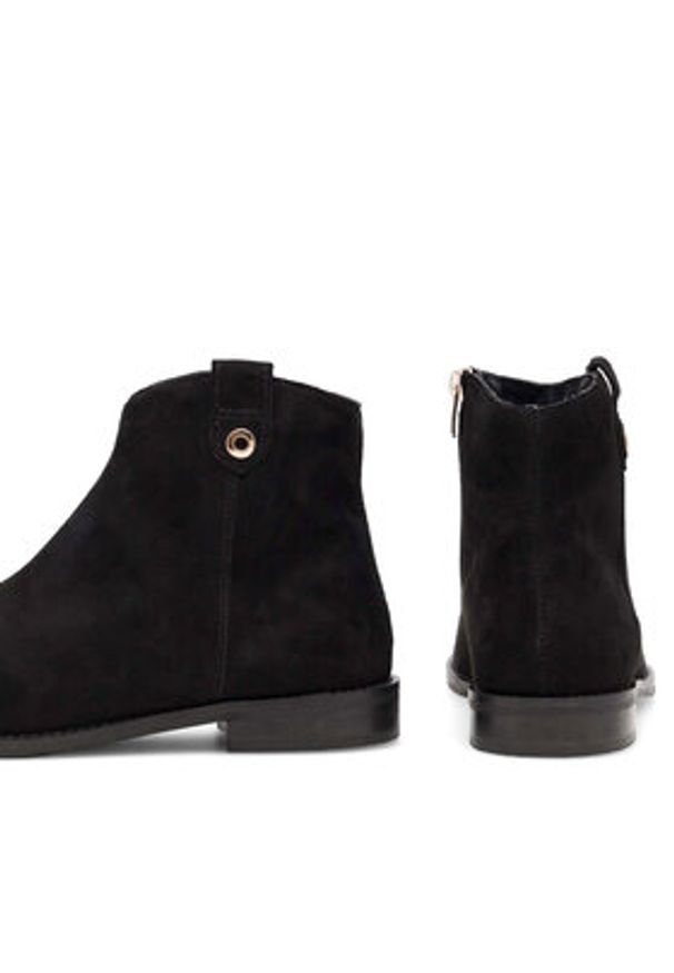 Sergio Bardi Botki ARC-C1008-03SB Czarny. Kolor: czarny. Materiał: zamsz, skóra