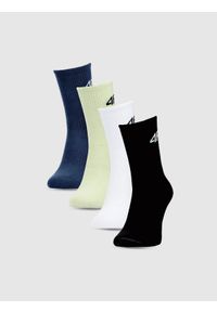 4f - 4F Skarpetki casual za kostkę (4-pack) chłopięce - multikolor 32-34. Kolor: wielokolorowy. Materiał: włókno, materiał, poliamid, bawełna
