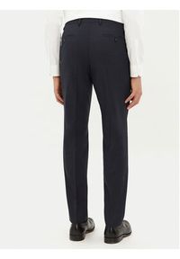 BOSS Garnitur Huge 50534914 Granatowy Slim Fit. Kolor: niebieski. Materiał: wełna, syntetyk