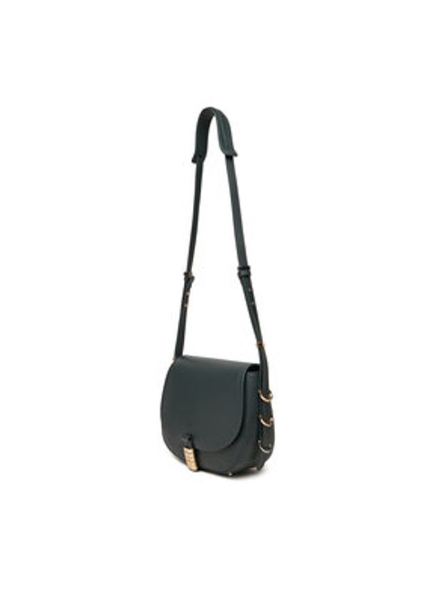 Pinko - PINKO Torebka Saddle Classic PE 25 PLTT 103830 A270 Zielony. Kolor: zielony. Materiał: skórzane
