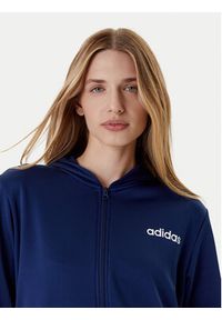 Adidas - adidas Dres Essentials Linear JD2696 Granatowy Slim Fit. Kolor: niebieski. Materiał: syntetyk #4