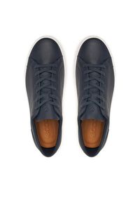 ecco - ECCO Sneakersy Soft 10 56011401038 Granatowy. Kolor: niebieski. Materiał: skóra #5