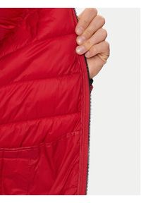 Karl Lagerfeld - KARL LAGERFELD Kamizelka Vest 505091 543590 Czerwony Regular Fit. Typ kołnierza: dekolt w karo. Kolor: czerwony. Materiał: syntetyk #7