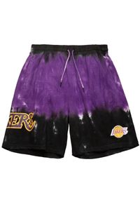 Mitchell & Ness - Krótki Los Angeles Lakers nba. Kolor: fioletowy, biały, wielokolorowy. Długość: krótkie. Sport: koszykówka #1