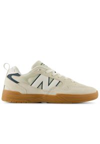Buty męskie New Balance Numeric UN808RUP - beżowe. Kolor: beżowy. Materiał: zamsz, materiał, syntetyk, guma. Szerokość cholewki: normalna. Sport: skateboard #1