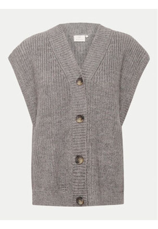 Kaffe Kardigan Nellia 10508966 Szary Regular Fit. Kolor: szary. Materiał: syntetyk