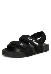 Reebok Sandały CP50-26023(IV) Czarny. Kolor: czarny. Materiał: materiał #7