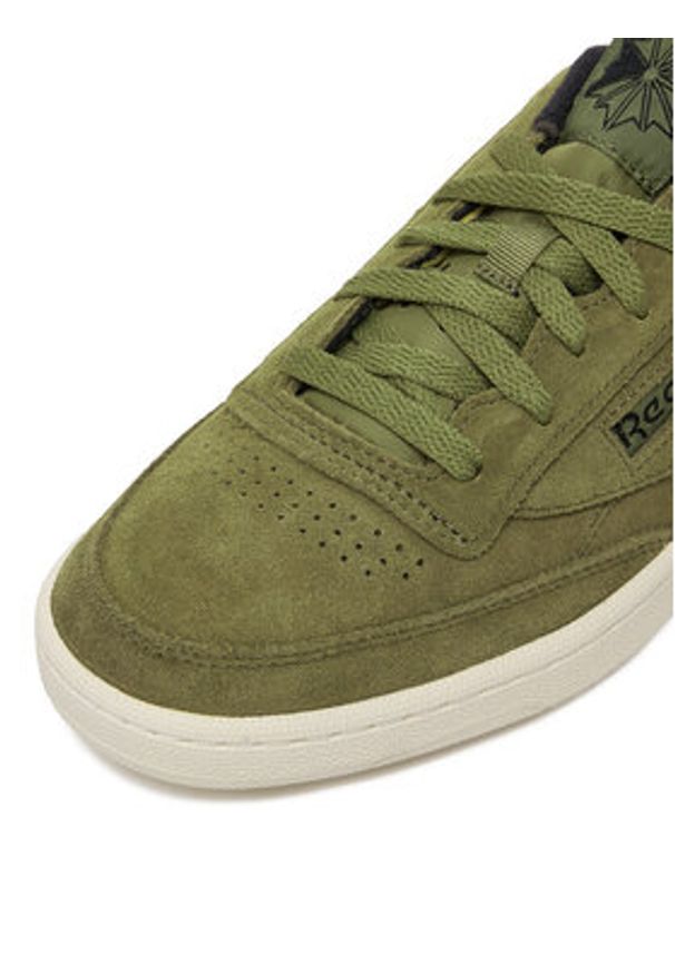 Reebok Sneakersy EO-CLUB C 85 VINTAGE 100244652 Zielony. Kolor: zielony. Materiał: skóra, zamsz. Model: Reebok Club