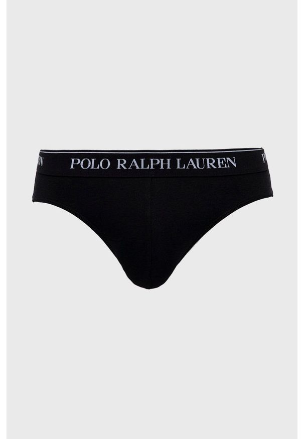 Polo Ralph Lauren Slipy (3-pack) 714835884002 męskie kolor czarny. Kolor: czarny