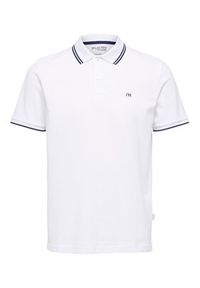 Selected Homme Polo 16087840 Biały Regular Fit. Typ kołnierza: polo. Kolor: biały #6