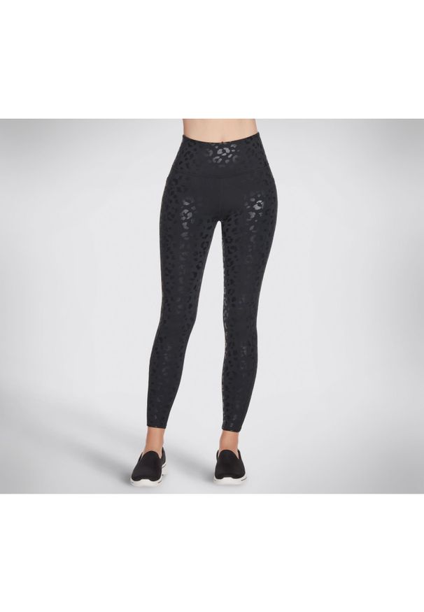 skechers - Leginsy Damskie Skechers. Kolor: czarny
