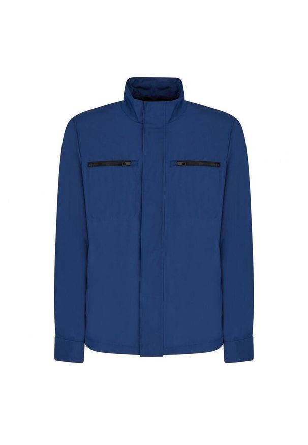 Geox - Kurtka GEOX M JHARROD SHORT JKT Niebieski. Kolor: niebieski. Materiał: tkanina