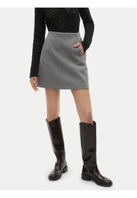 Vero Moda Spódnica ołówkowa Fortuneallison 10253954 Szary Slim Fit. Kolor: szary. Materiał: syntetyk