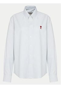 AMI PARIS Koszula USH063.CO0087 4017 Biały Regular Fit. Kolor: biały. Materiał: bawełna #8