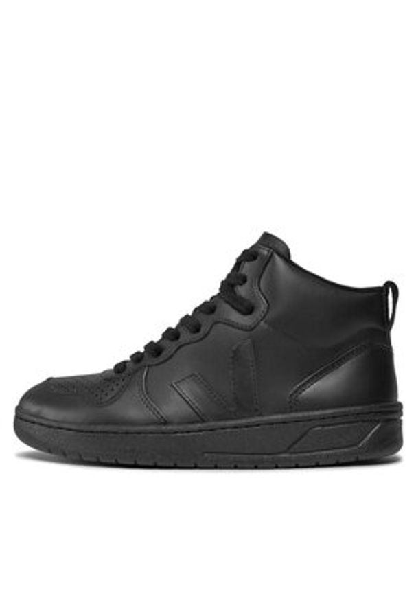 Veja Sneakersy V-15 VQ0203305 Czarny. Kolor: czarny. Materiał: skóra