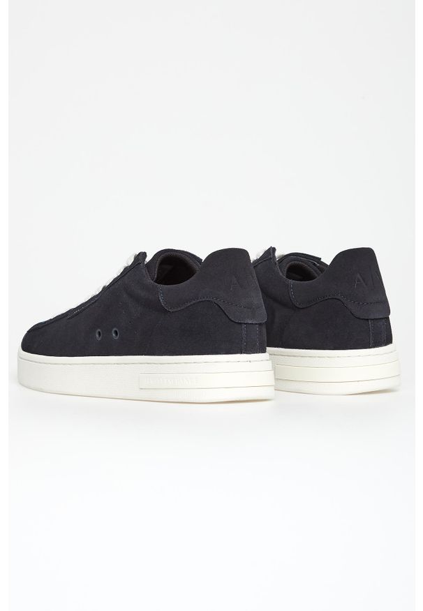 Armani Exchange - Sneakersy męskie zamszowe ARMANI EXCHANGE. Materiał: zamsz