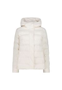 Kurtka ocieplana damska CMP 35K3666 Fix Hood. Kolor: biały. Sport: turystyka piesza #1