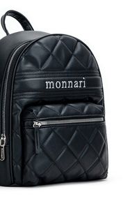 Monnari Plecak TORIMP0-24Z-BAG5250-K020 Czarny. Kolor: czarny. Materiał: skóra