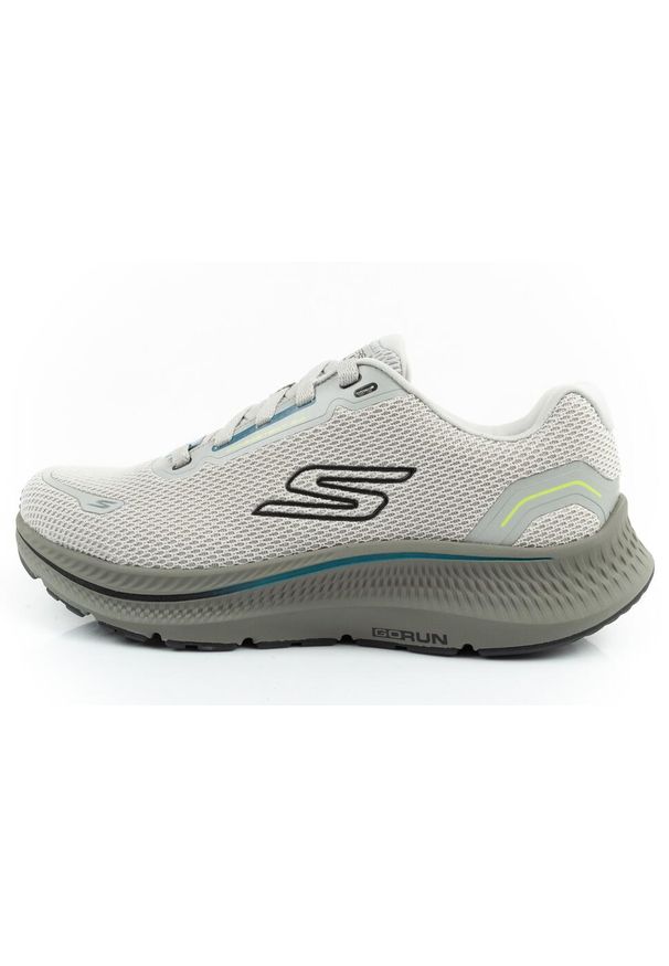 skechers - Buty sneakersy sportowe męskie Skechers Go Run. Okazja: na co dzień. Kolor: szary. Model: Skechers Sport. Sport: bieganie