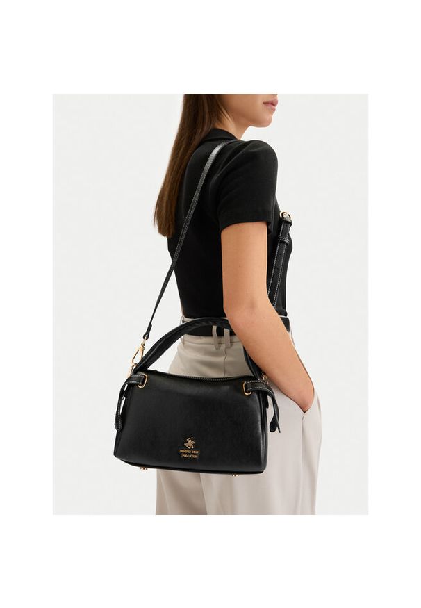 Torebka Beverly Hills Polo Club. Kolor: czarny