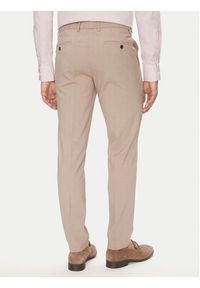 Lindbergh Garnitur 30-61040 Beżowy Slim Fit. Kolor: beżowy. Materiał: syntetyk #6