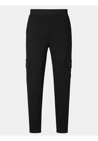 Hugo Spodnie dresowe Dangkang 50493044 Czarny Relaxed Fit. Kolor: czarny. Materiał: bawełna #2