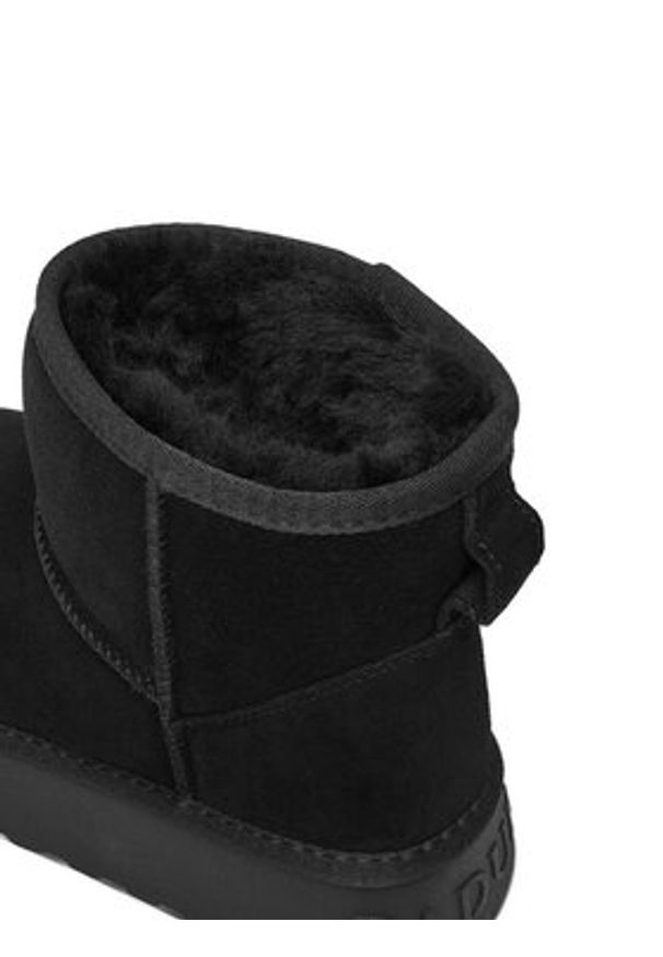 Badura Śniegowce C-WFA-01-H Czarny. Kolor: czarny. Materiał: skóra, zamsz