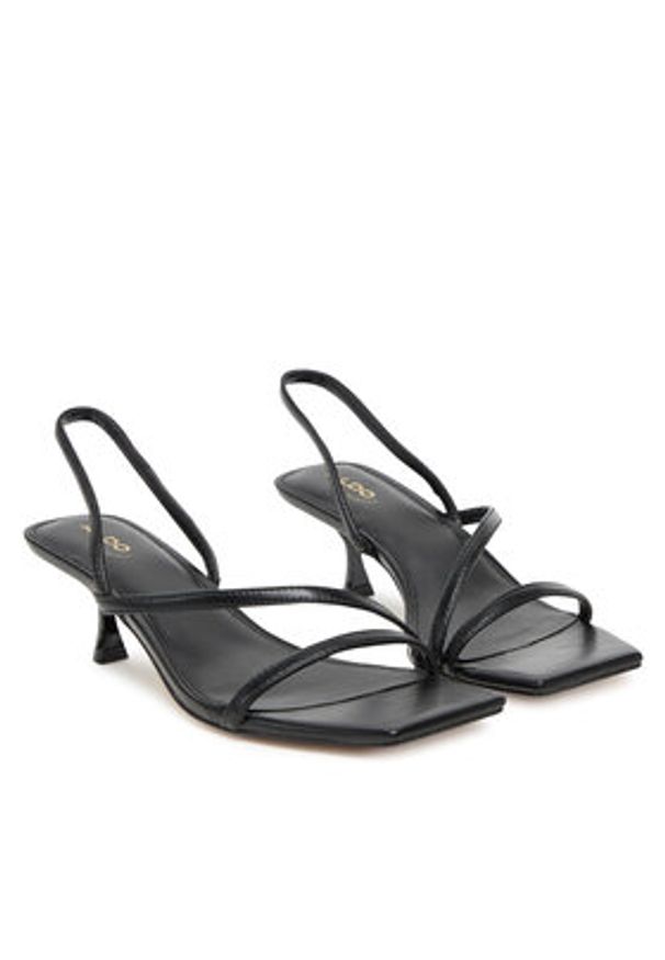 Aldo Sandały Ferra 13966759 Czarny. Kolor: czarny. Materiał: skóra