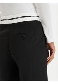 Karl Lagerfeld - KARL LAGERFELD Spodnie materiałowe B1W10002 Czarny Regular Fit. Kolor: czarny. Materiał: wełna #4
