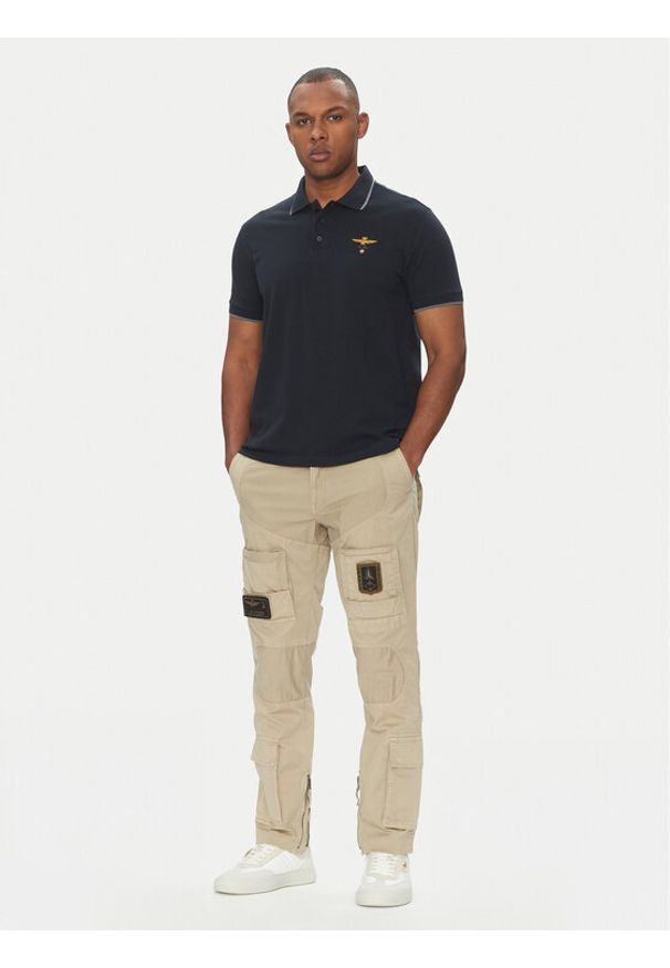 Aeronautica Militare Spodnie materiałowe 251PA1387CT1493 Beżowy Regular Fit. Kolor: beżowy. Materiał: bawełna