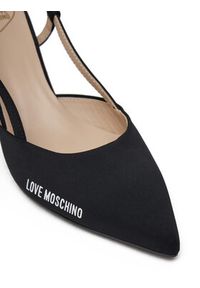 Love Moschino - LOVE MOSCHINO Sandały JA10627G1MIMX000 Czarny. Kolor: czarny. Materiał: materiał