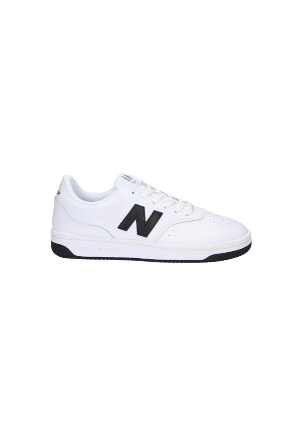New Balance - Buty na co dzień unisex NEW BALANCE BB80 wygląd skóry. Okazja: na co dzień. Kolor: biały. Materiał: skóra. Sport: turystyka piesza