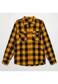 Cropp - Koszula w kratę - Żółty. Kolor: żółty #1