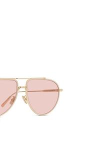 Dior - DIOR - Różowe okulary awiatorki. Kolor: różowy, wielokolorowy, fioletowy #2