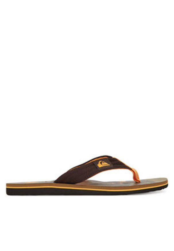 Quiksilver Japonki Molokai Layback AQYL101339 Zielony. Kolor: zielony. Materiał: materiał