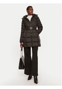 TwinSet - TWINSET Kurtka puchowa 242TP2182 Czarny Slim Fit. Kolor: czarny. Materiał: syntetyk. Sezon: zima #6