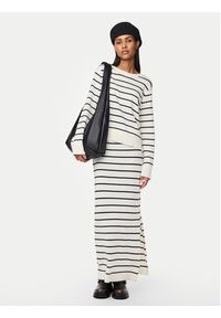 Pieces Spódnica ołówkowa Joy 17150578 Biały Regular Fit. Kolor: biały. Materiał: syntetyk #6