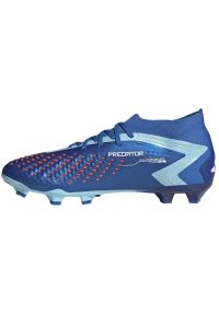 Adidas - Buty piłkarskie adidas Predator Accuracy.2 Fg M GZ0027 niebieskie. Zapięcie: sznurówki. Kolor: niebieski. Materiał: syntetyk. Sport: piłka nożna #2