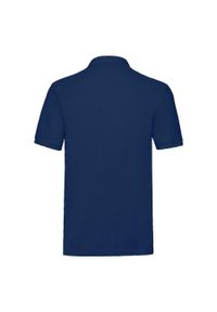 FRUIT OF THE LOOM - Męska Koszulka Polo Premium. Typ kołnierza: polo. Kolor: niebieski