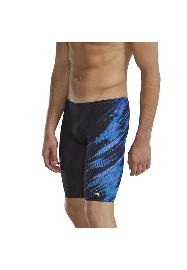 Spodenki treningowe do kolan TYR Cycloid 420 - jammery. Kolor: niebieski. Długość: do kolan