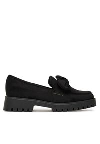 DeeZee Loafersy HXG2108-93 Czarny. Kolor: czarny. Materiał: materiał