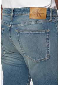 Calvin Klein - CALVIN KLEIN Niebieskie męskie jeansy Skinny, Rozmiar 34/34. Kolor: niebieski #6