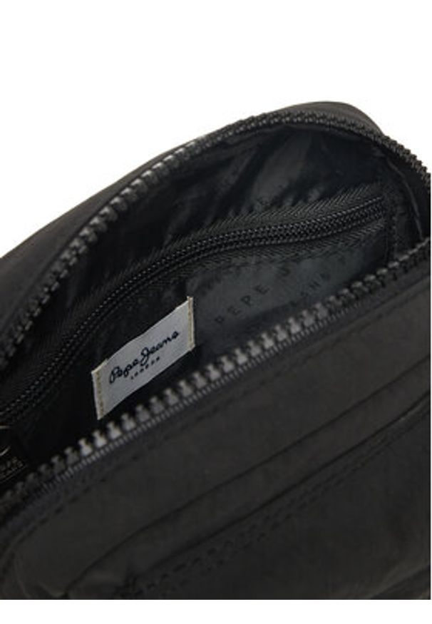 Pepe Jeans Saszetka Heich Bristol PM030874 Czarny. Kolor: czarny. Materiał: materiał