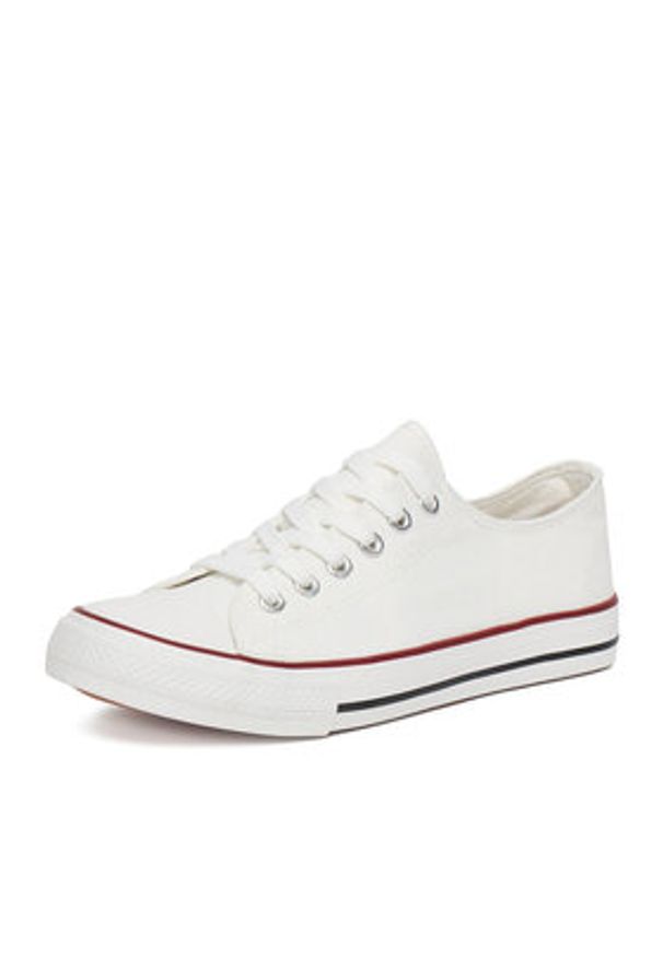 DeeZee Trampki CT0513-26 Biały. Kolor: biały. Materiał: materiał