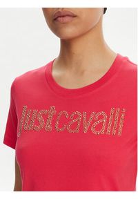 Just Cavalli Sukienka codzienna 78PAOE15 Różowy Regular Fit. Okazja: na co dzień. Kolor: różowy. Materiał: bawełna. Typ sukienki: proste. Styl: casual #5