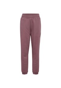 Regulowane spodnie dresowe dla dzieci Hummel Clean. Kolor: fioletowy. Materiał: dresówka. Sport: joga i pilates