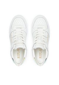 Replay - REPLAY Sneakersy Sbam W Light GWZ6V .000.C0001L Biały. Kolor: biały. Materiał: skóra #6