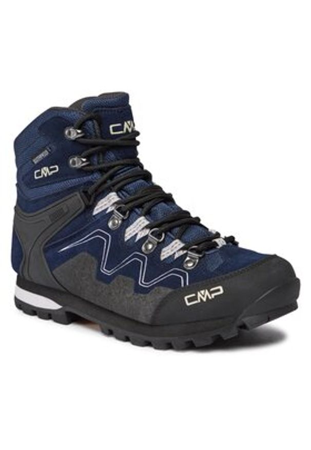 CMP Trekkingi Athunis Mid Wmn Trekking Shoe Wp 31Q4976 Granatowy. Kolor: niebieski. Materiał: zamsz, skóra